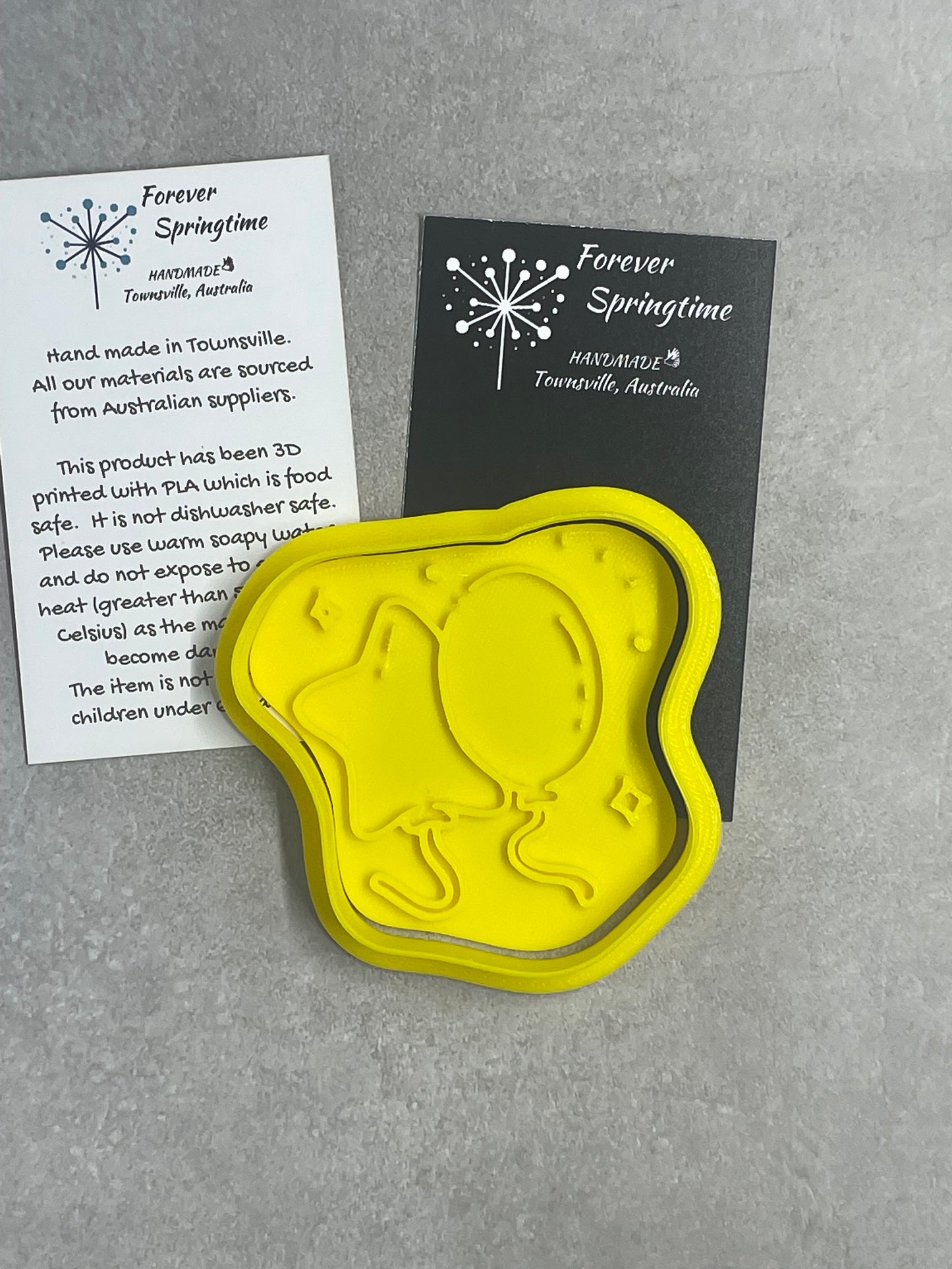 BALLOONS Cutter and Embosser Stamp: Art, Baking, Craft