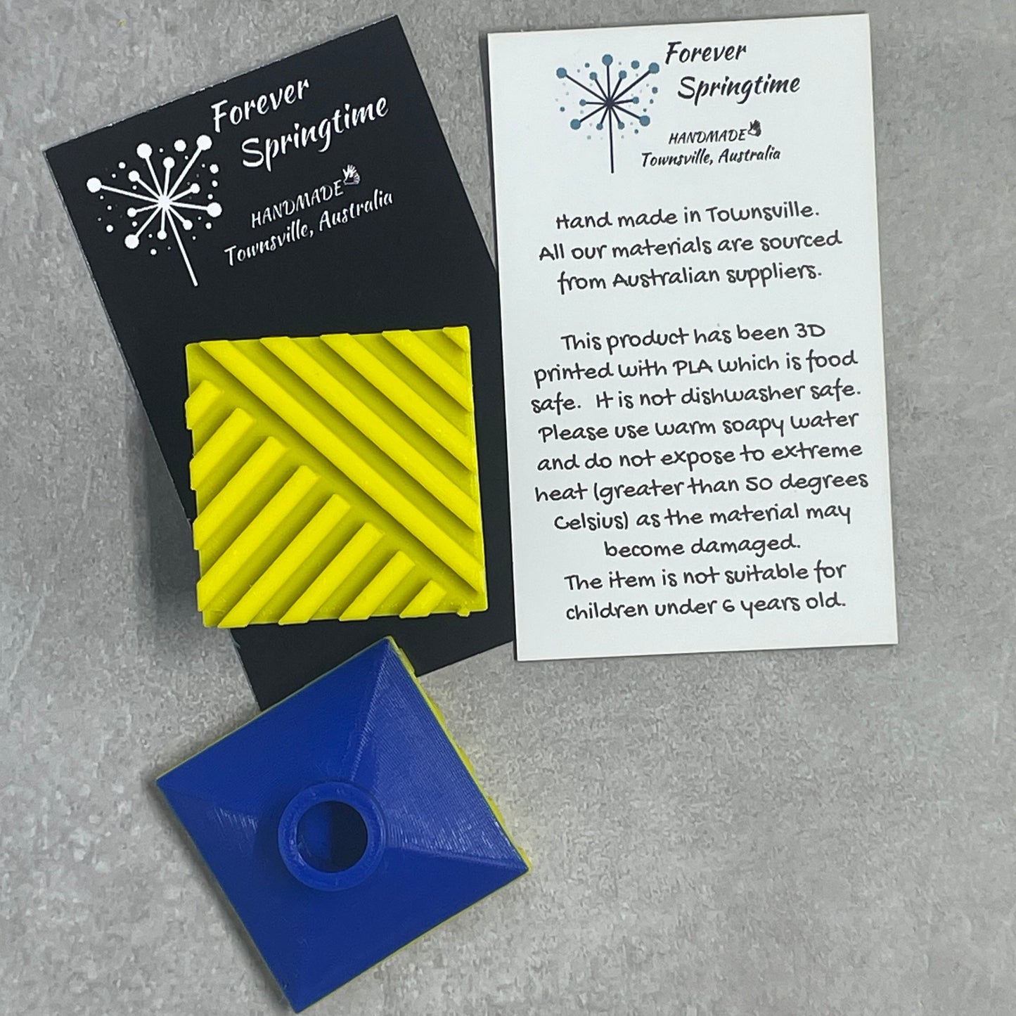GEOMETRIC '7' Stamp for Fondant / Polymer Clay / Clay / Plasticine