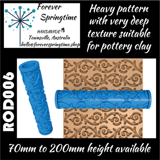 Textured roller ROD006: Art, Baking, Craft