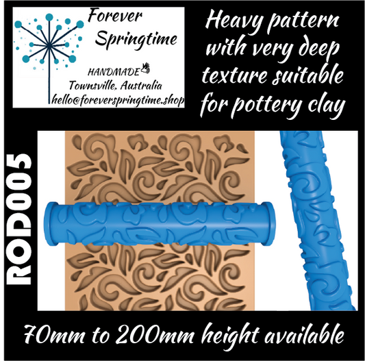 Textured roller ROD005: Art, Baking, Craft