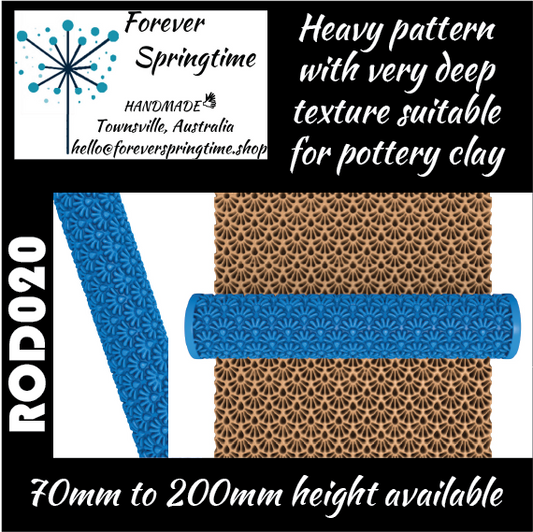 Textured roller ROD020: Art, Baking, Craft