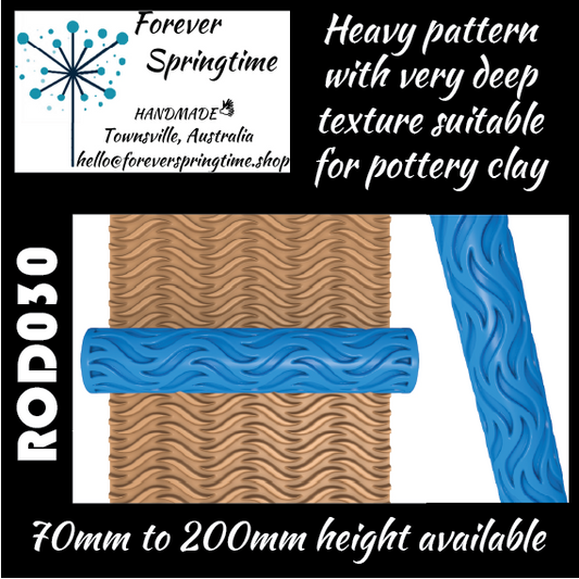 Textured roller ROD030: Art, Baking, Craft