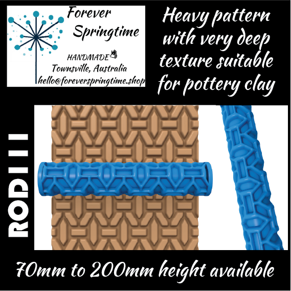 Textured roller ROD111: Art, Baking, Craft