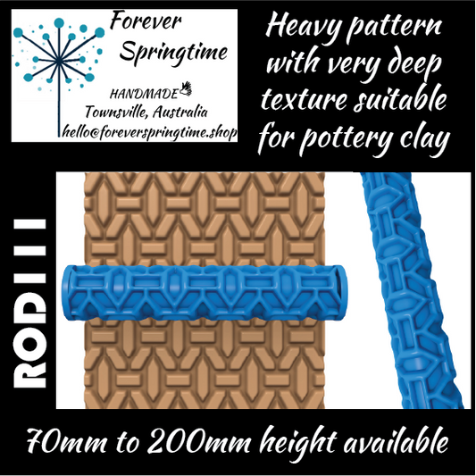 Textured roller ROD111: Art, Baking, Craft