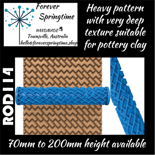 Textured roller ROD114: Art, Baking, Craft