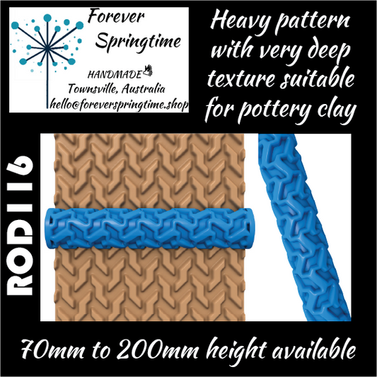 Textured roller ROD116: Art, Baking, Craft