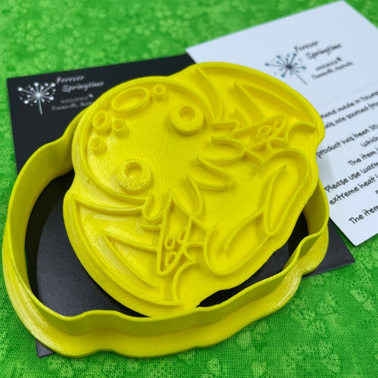 Cryptid Cthulu Creature Cutter and Embossing Stamp: Art, Baking, Craft