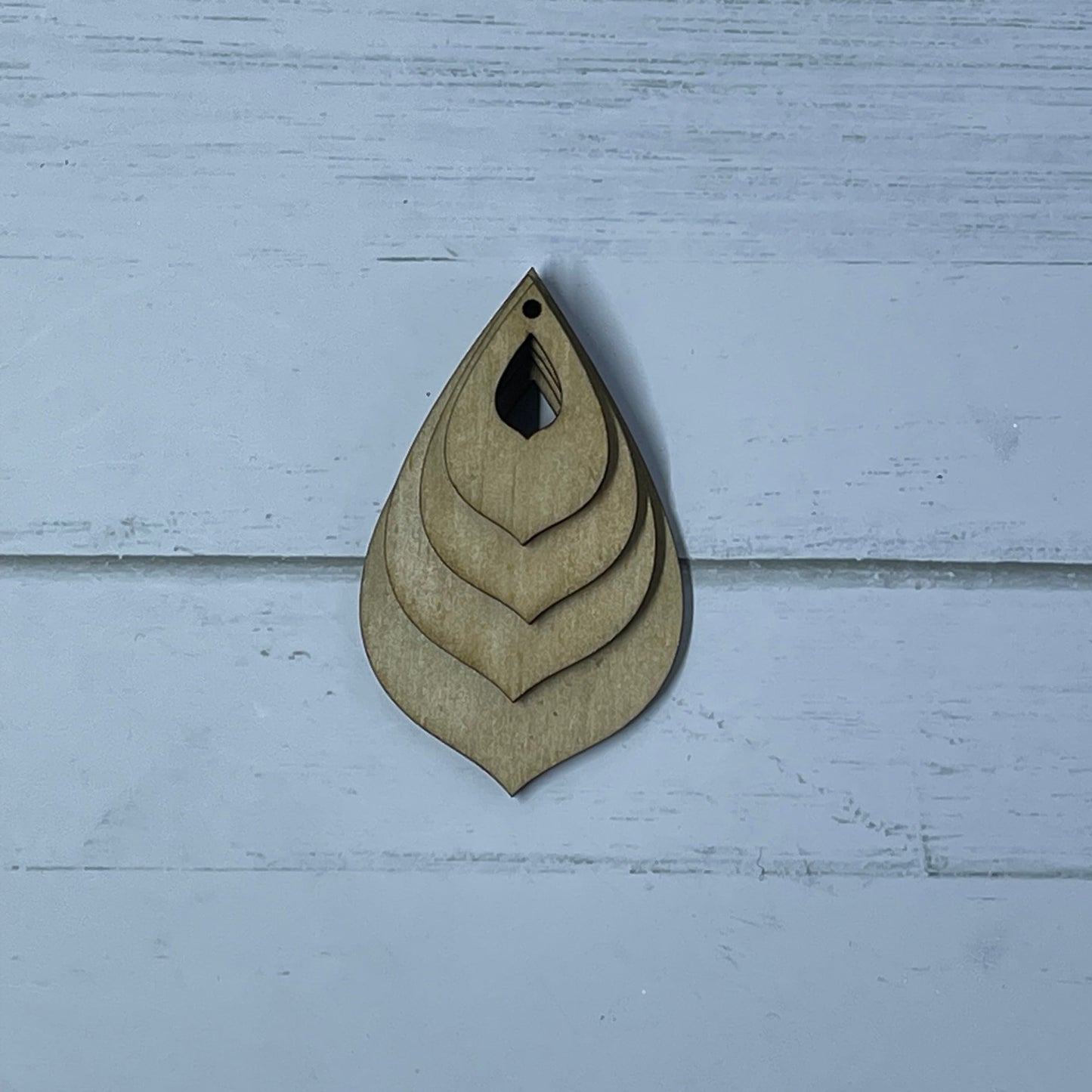 Blanks Bulk LEAF 1 Jewellery Earrings Wood | 25 PAIRS (50 pieces) | 30mm, 40mm, 50mm, 60mm