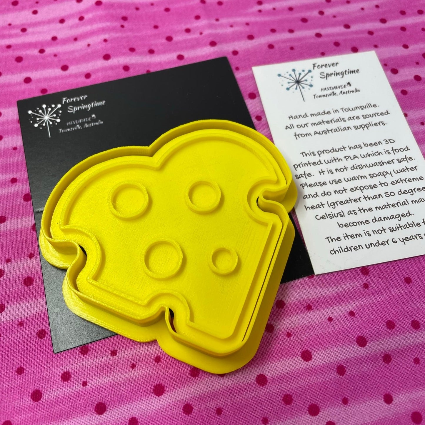 For the love of cheese, Cutter and Embosser Stamp: Art, Baking, Craft