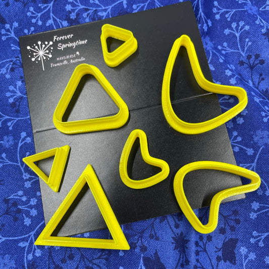 TRIANGLE Cutters (7 cutters): Art, Baking, Craft