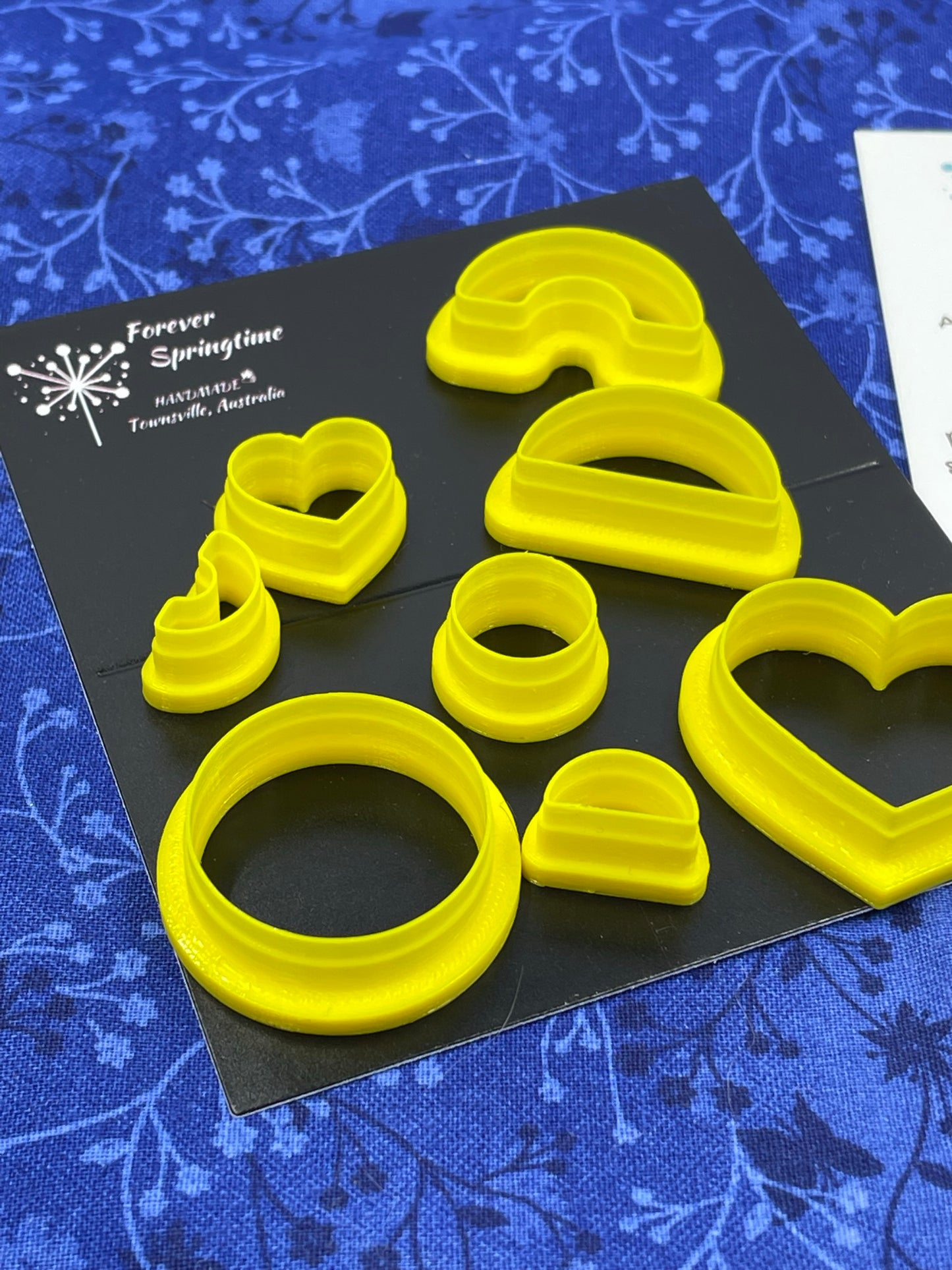 CIRCLES and HEARTS Cutters (8 cutters): Art, Baking, Craft