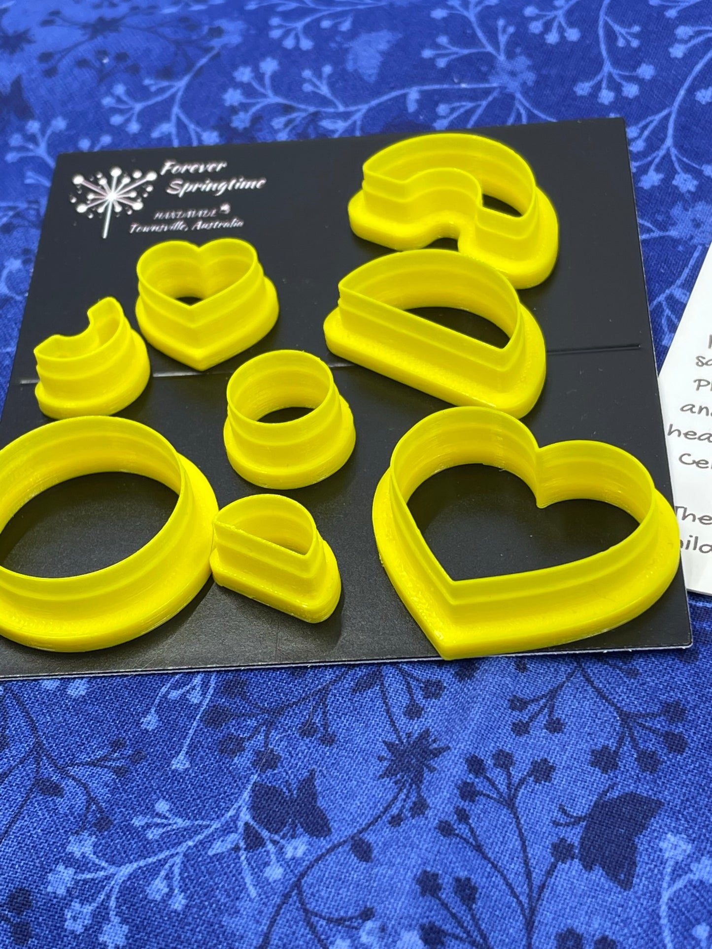 CIRCLES and HEARTS Cutters (8 cutters): Art, Baking, Craft