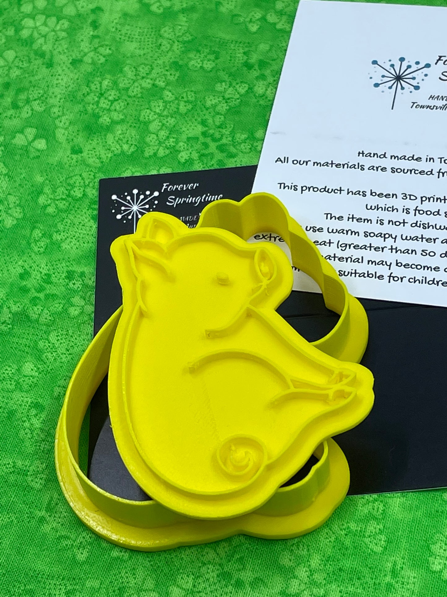 PIG Cookie Cutter and Embosser Stamp for Fondant / Polymer Clay / Clay / Plasticine