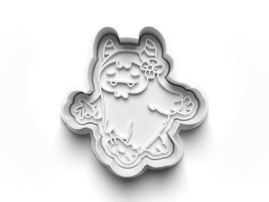 Cryptid Sheepsquatch Creature Cutter and Embossing Stamp: Art, Baking, Craft